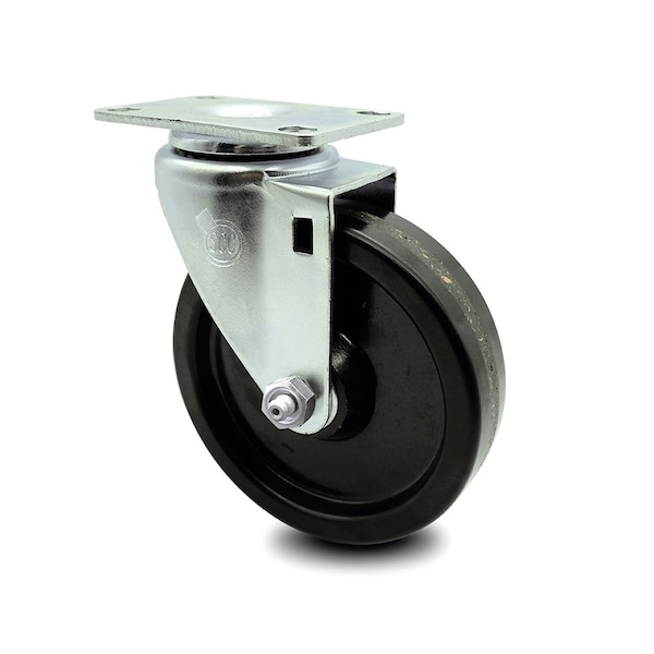 5 Inch Phenolic Wheel Swivel Top Plate Caster